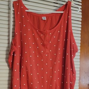 Coral 3x old navy tank